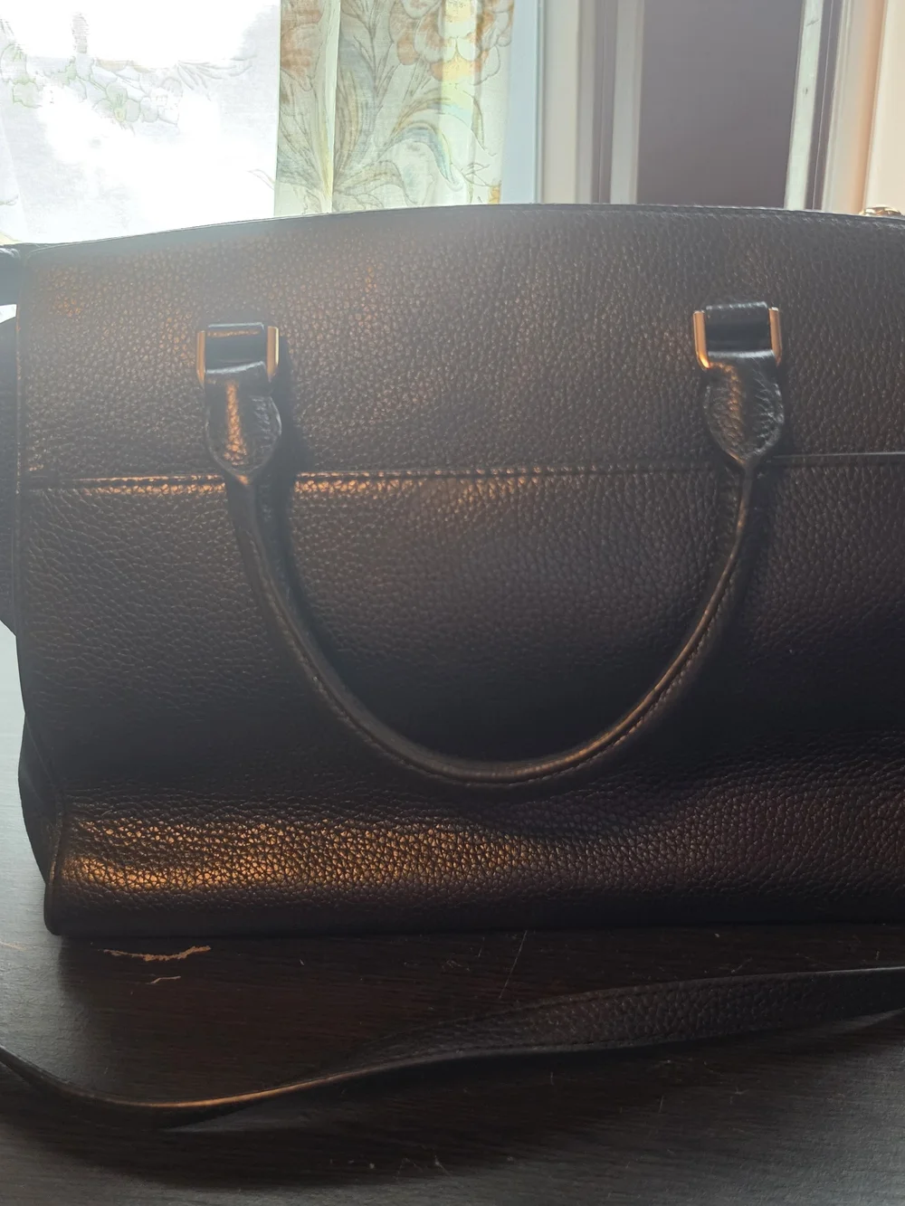 Michael Kors Black Vanna Satchel